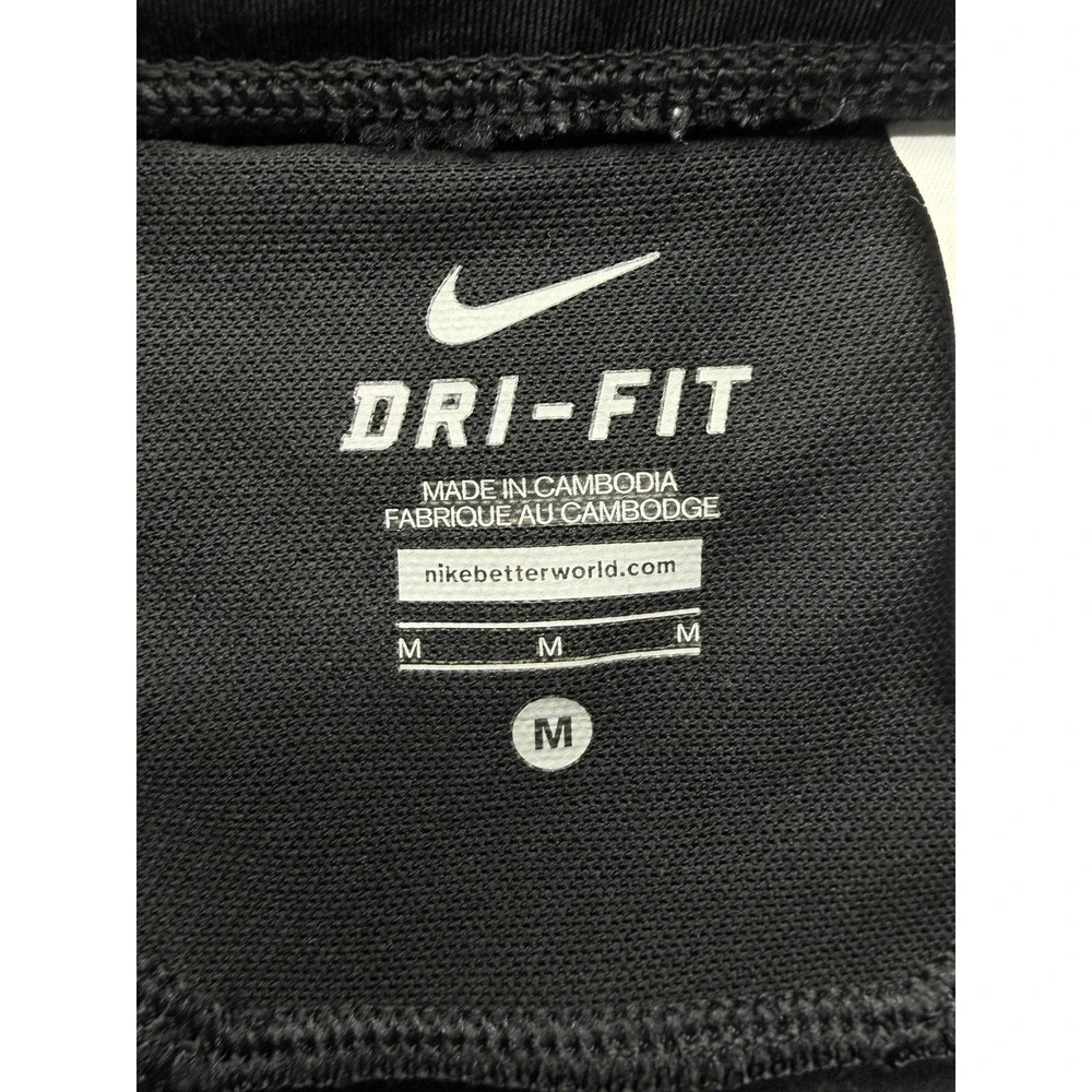 Nike Dri-FIT Pants Womens Medium Black Compression Running Leggings‎ 453472-010